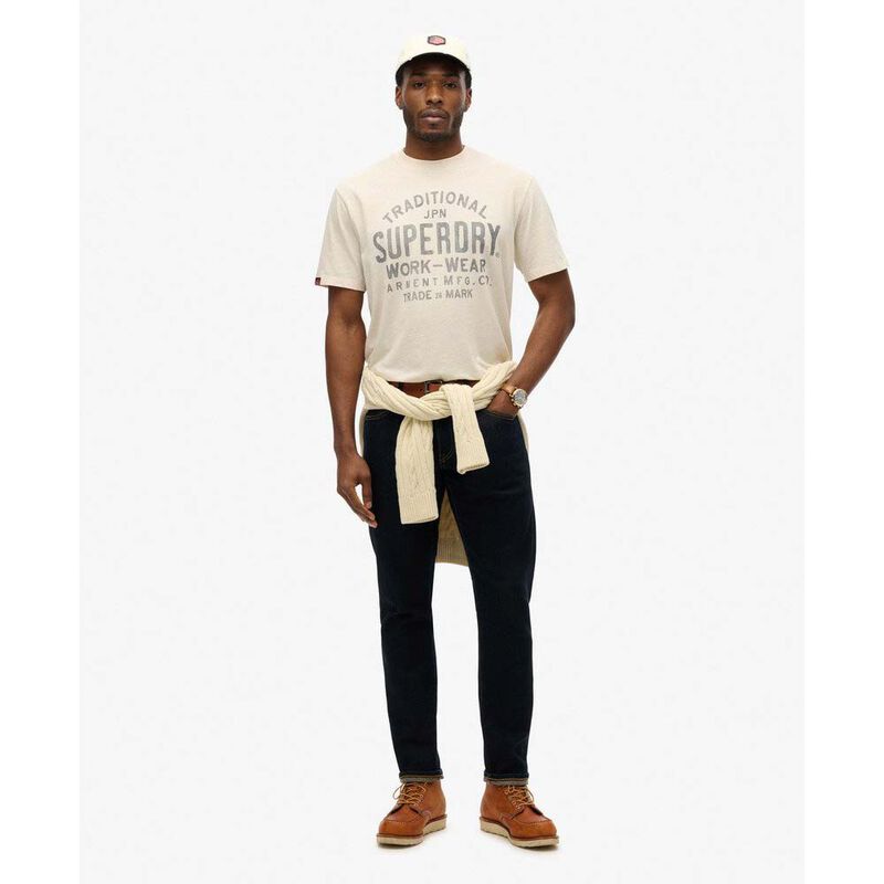 Superdry Machined Goods Workwear Tee image number 3